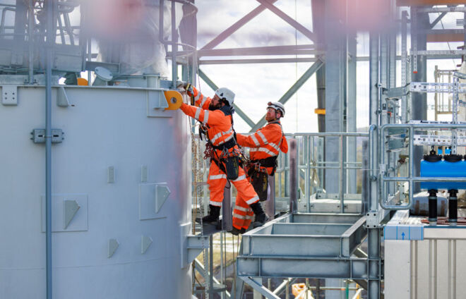 Industrial rope access services
